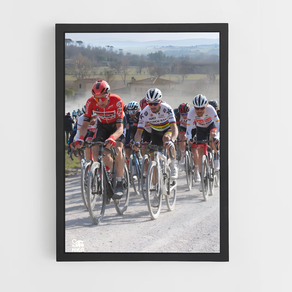 Poster Strade de bianche – affiche Cyclisme (vue 2)